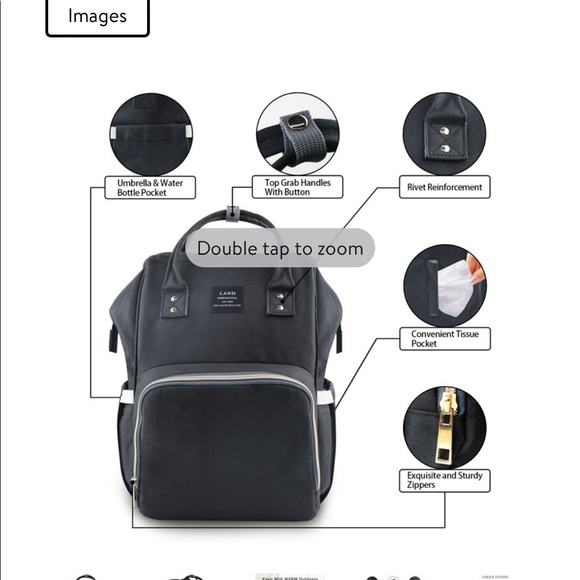 Land End Diaper bag - Picture 4 of 8